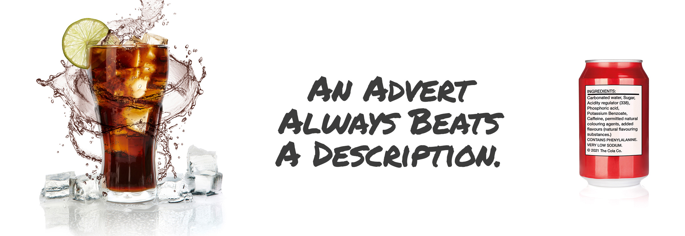 An advert always beats a description