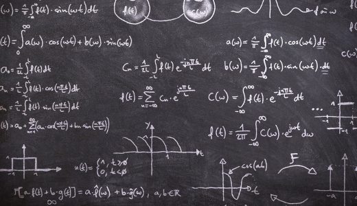 Blackboard showing lessons