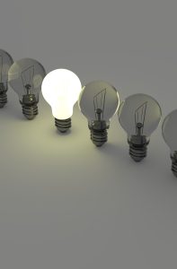 Lightbulb being different