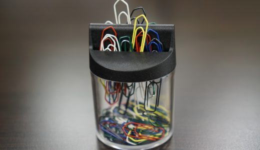 magnet and paperclips